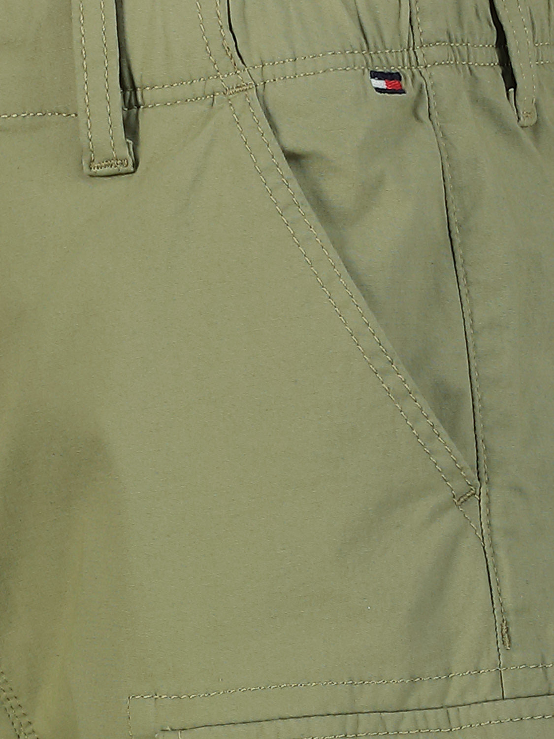 Tommy Hilfiger Kids Shorts Cargo Woven Olive Green in Olive Green 6909970295-6.jpg | NICKIS.com