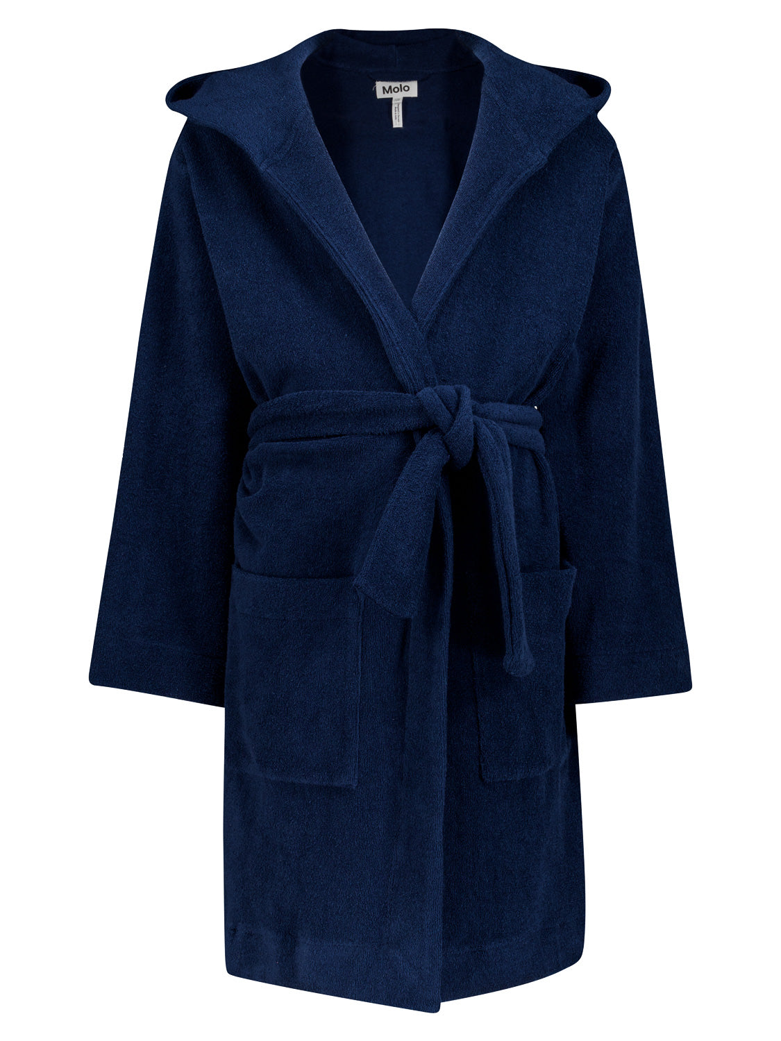 Molo Kids bathrobe Wyn Navy in Navy 7000213227-1.jpg | NICKIS.com