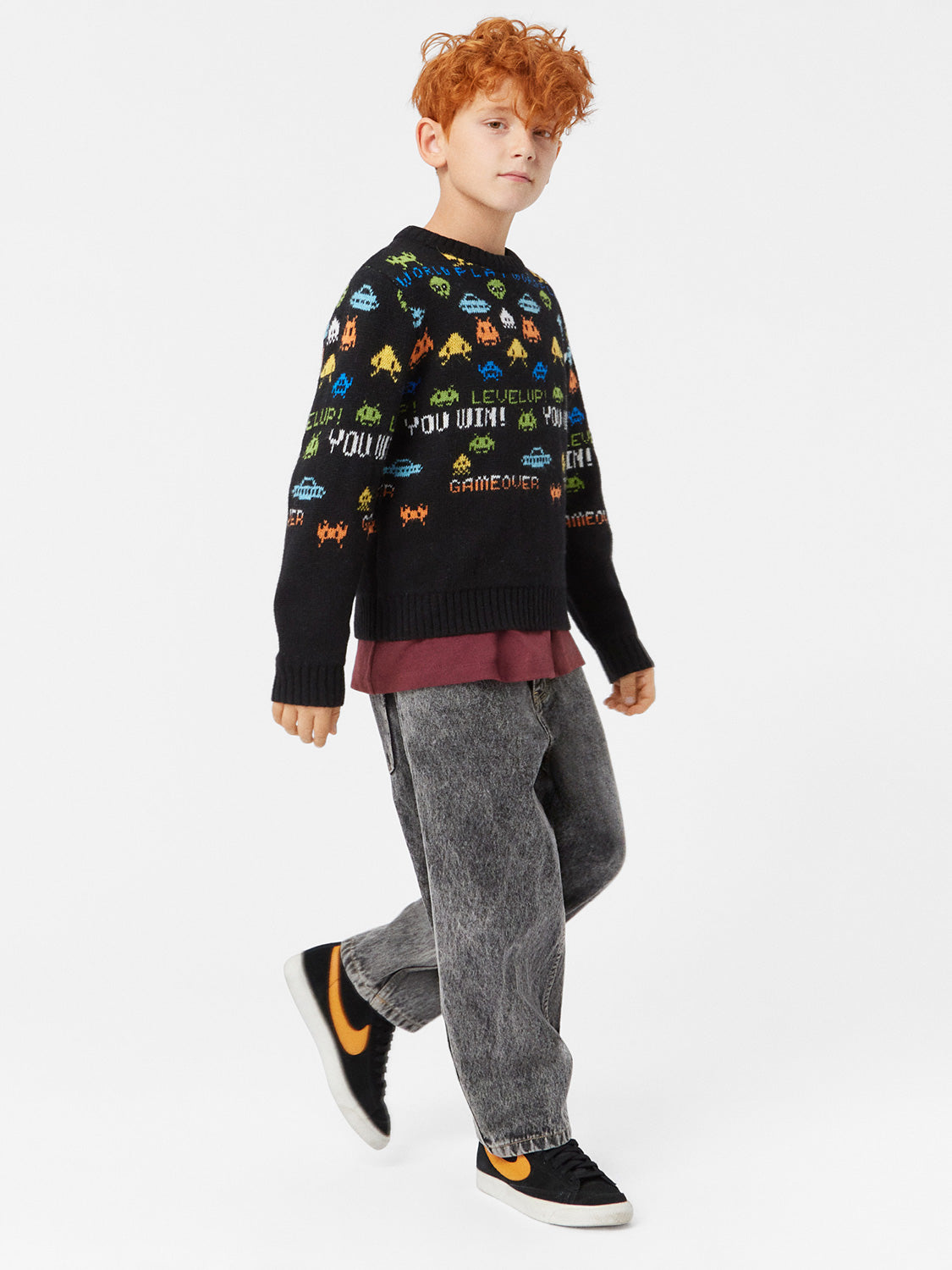 Molo Kids Sweaters Barri Black in Black 7001274117-2.jpg | NICKIS.com