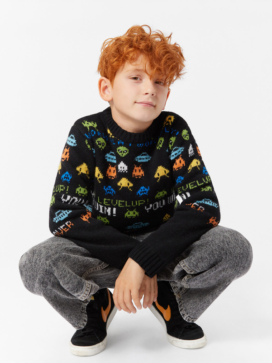 Molo Kids Sweaters Barri Black in Black 7001274117-9.jpg | NICKIS.com