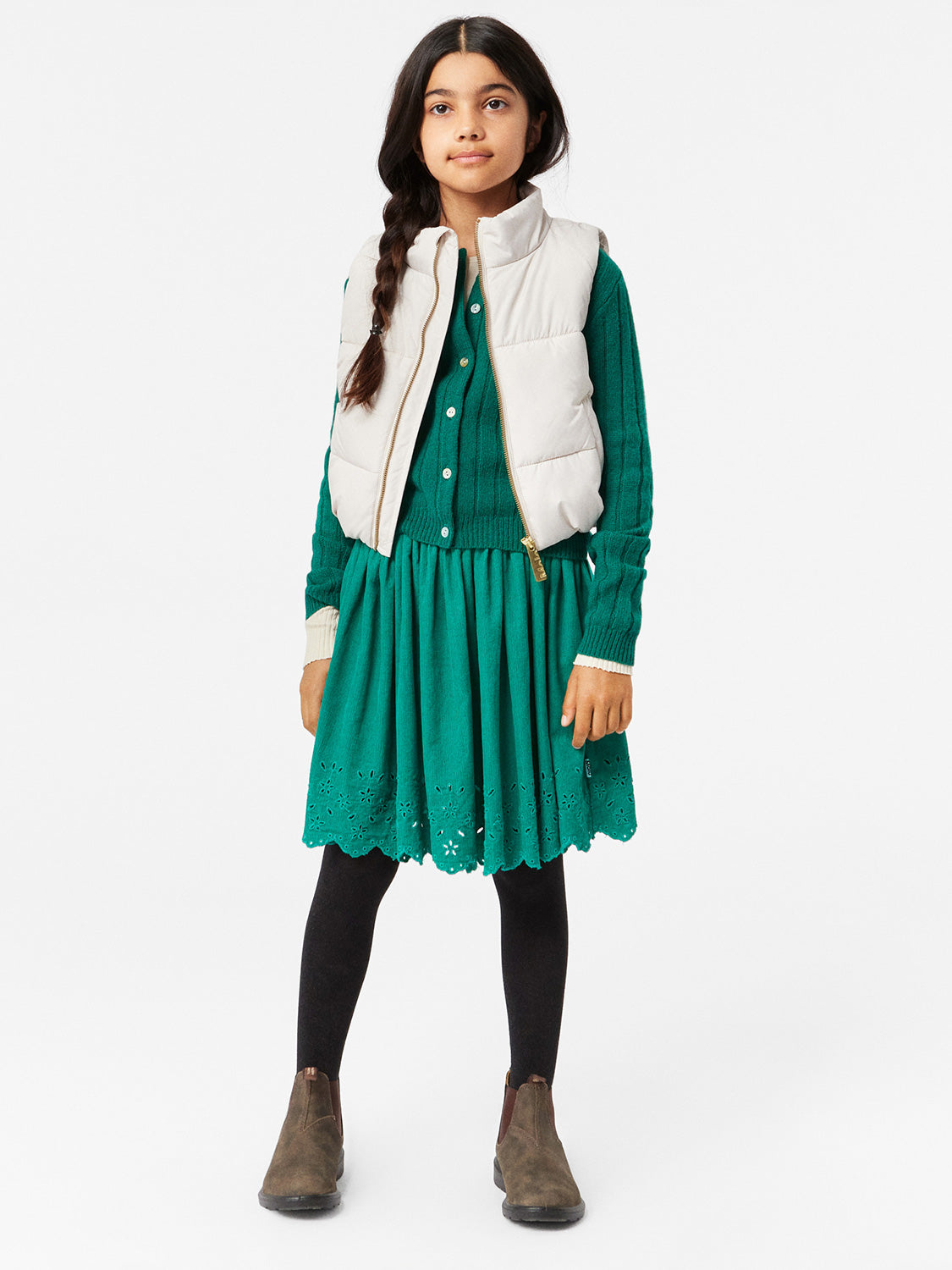 Molo Kids cardigan Gloria Green in Green 7001845543-2.jpg | NICKIS.com