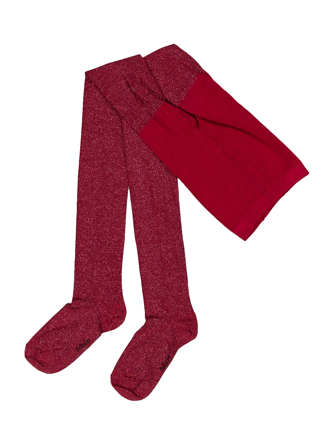 Molo Kids tights Glitter Burgundy in Burgundy 7002077663-1.jpg | NICKIS.com