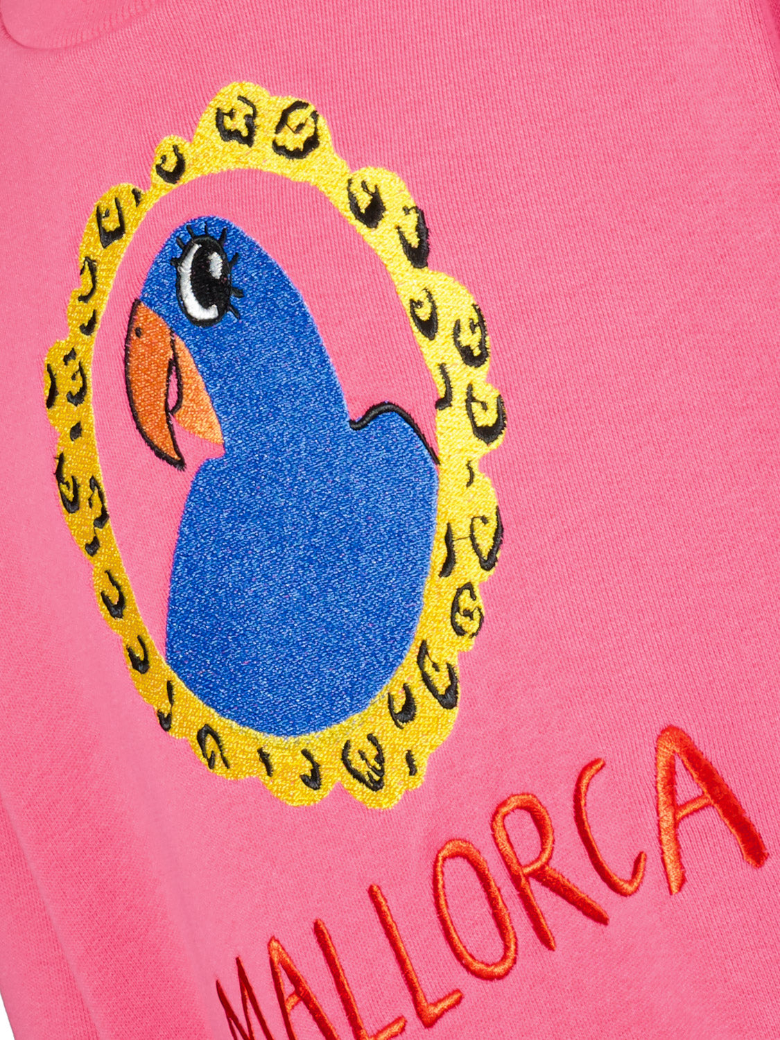 Mini Rodini Kids Sweatshirt Parrot Fuchsia in Fuchsia 7002959724-7.jpg | NICKIS.com