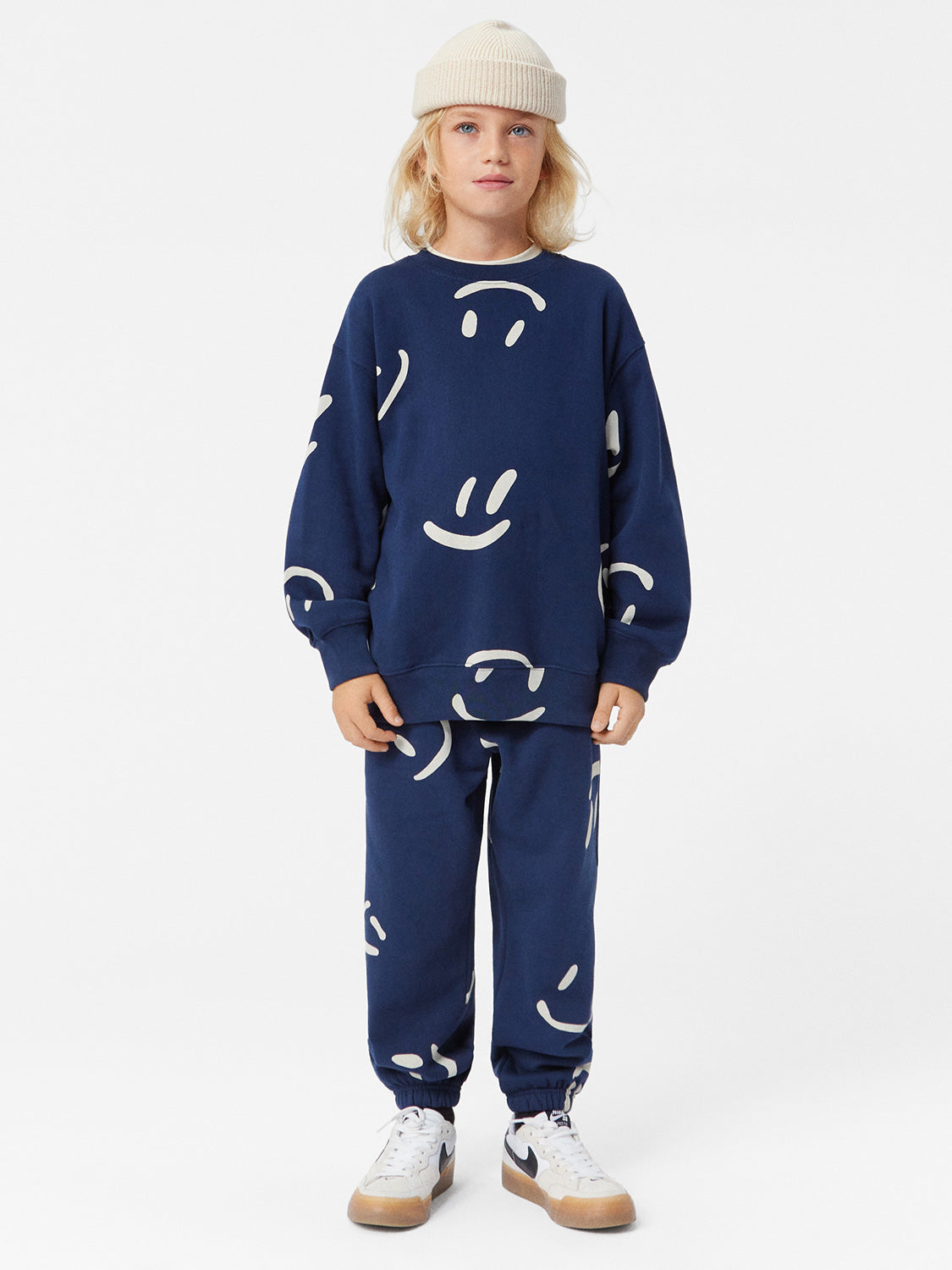 Molo Kids Sweatshirt Monti Navy in Navy 7003641496-2.jpg | NICKIS.com