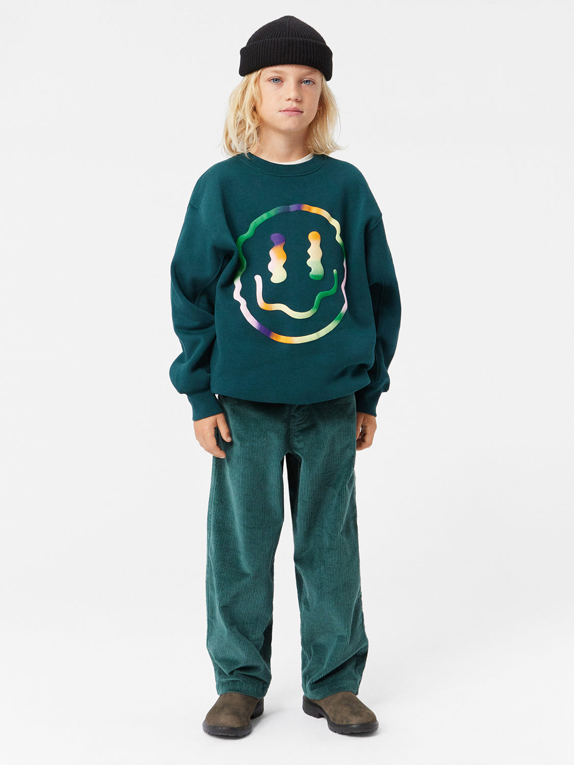 Molo Kids Sweatshirt Magni Green in Green 7003740817-2.jpg | NICKIS.com