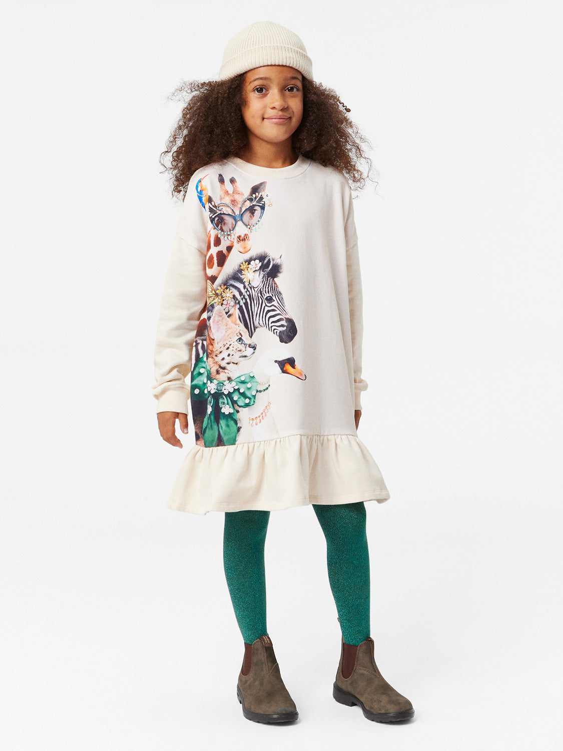 Molo Kids dress Cherice Ivory in Ivory 7004458608-2.jpg | NICKIS.com