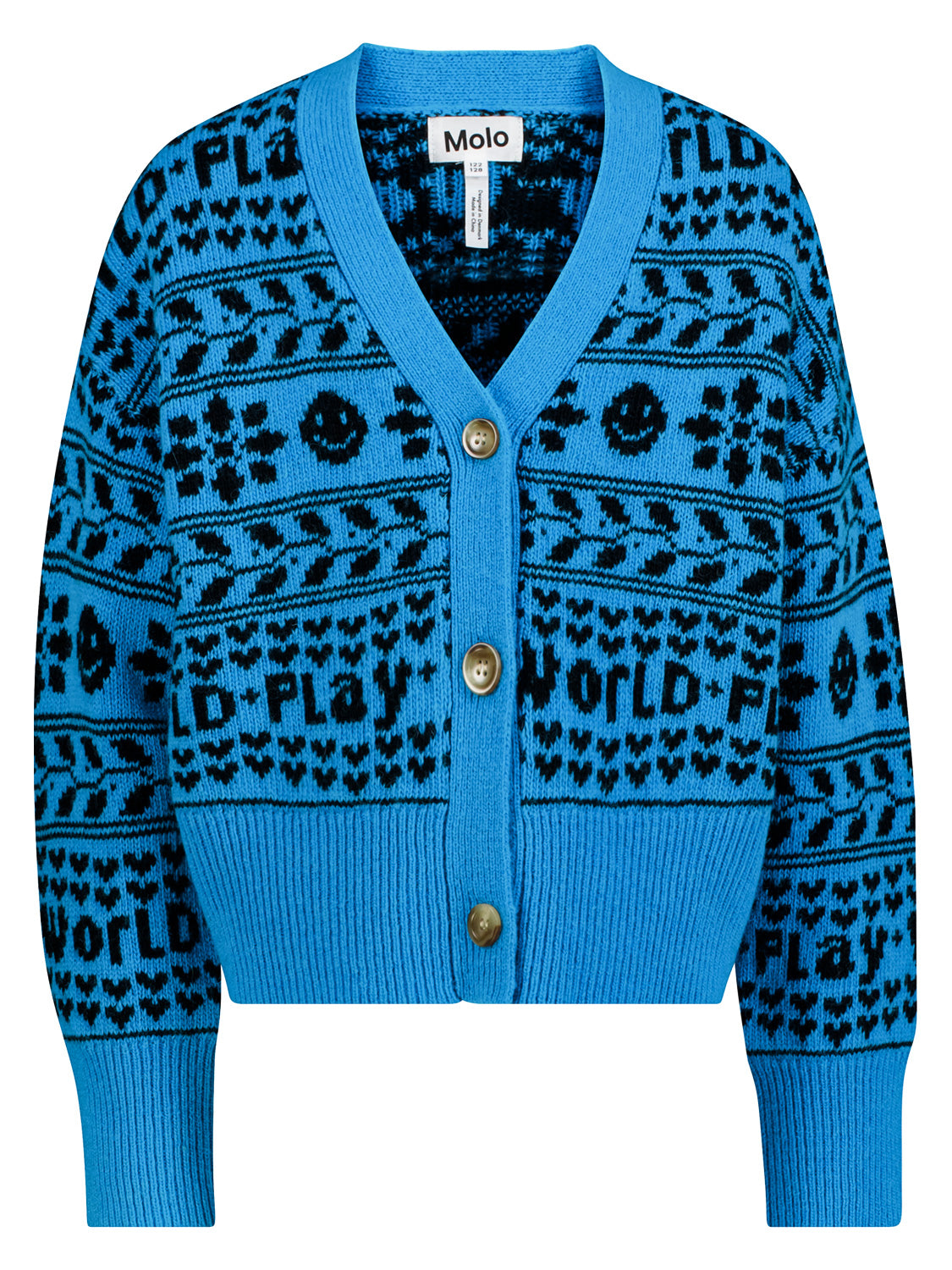 Molo Kids cardigan Gilly Blue in Blue 7005135404-1.jpg | NICKIS.com