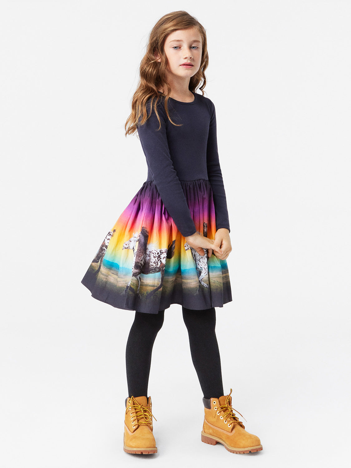 Molo Kids dress Casie Navy in Navy 7005879393-2.jpg | NICKIS.com