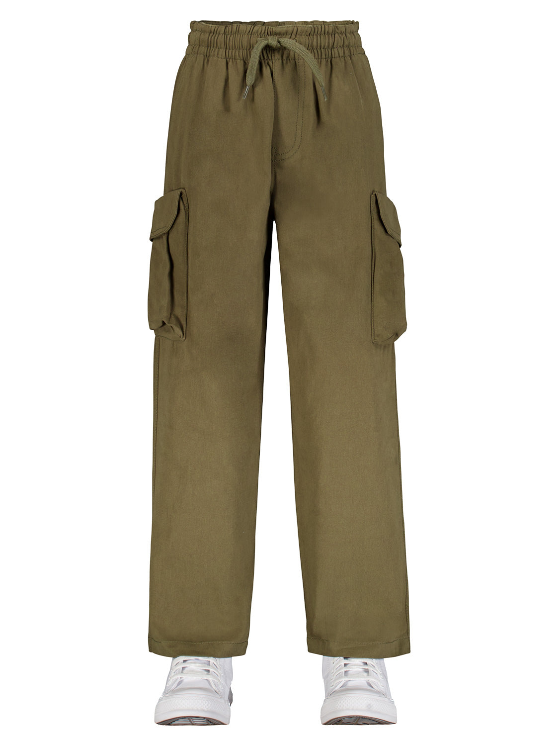 Molo Kids Cargo Trousers Argo Olive Green in Olive Green 7005928530-4.jpg | NICKIS.com