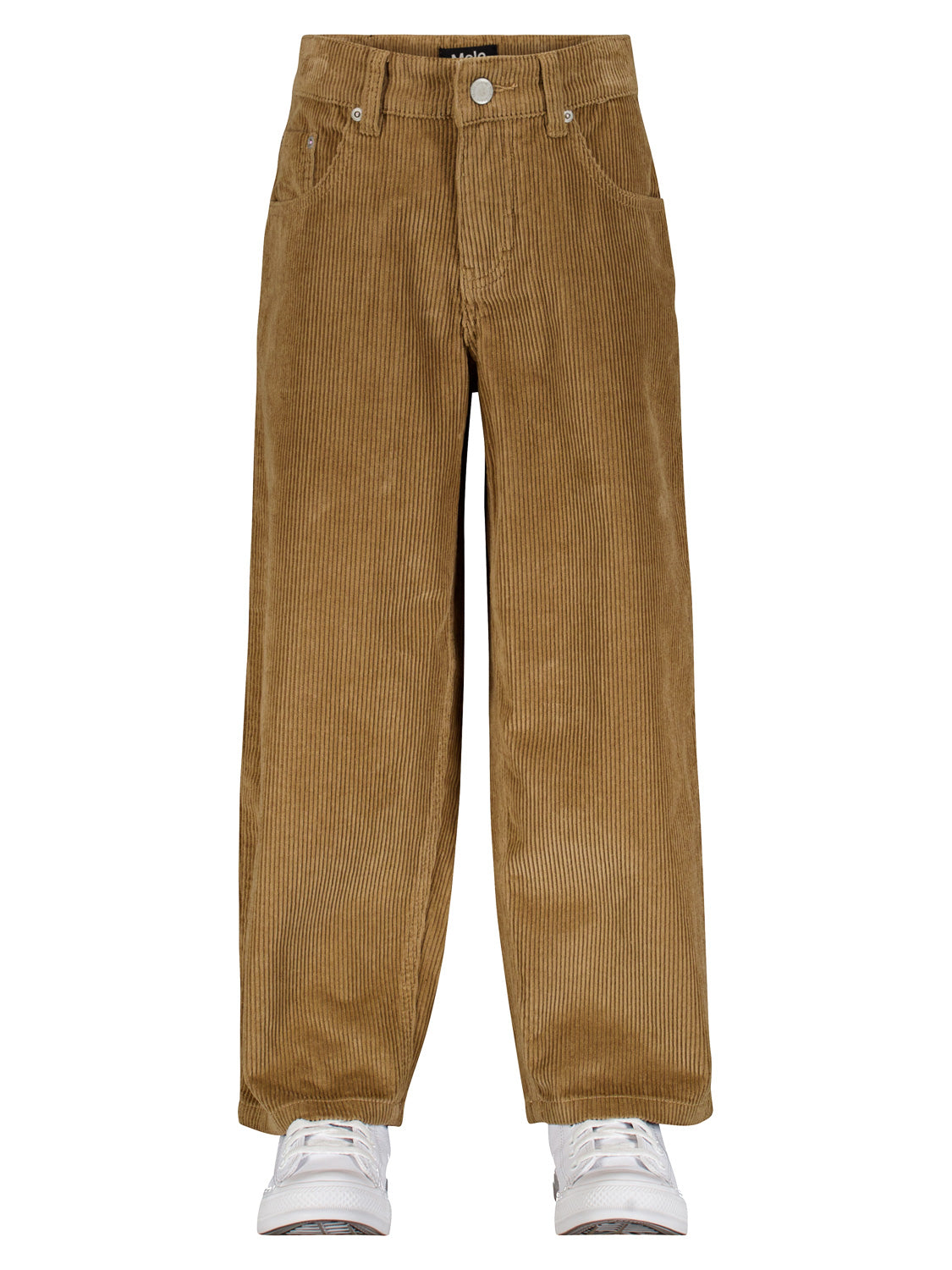 Molo Kids Corduroy Trousers Aiden Beige in Beige 7006133648-4.jpg | NICKIS.com