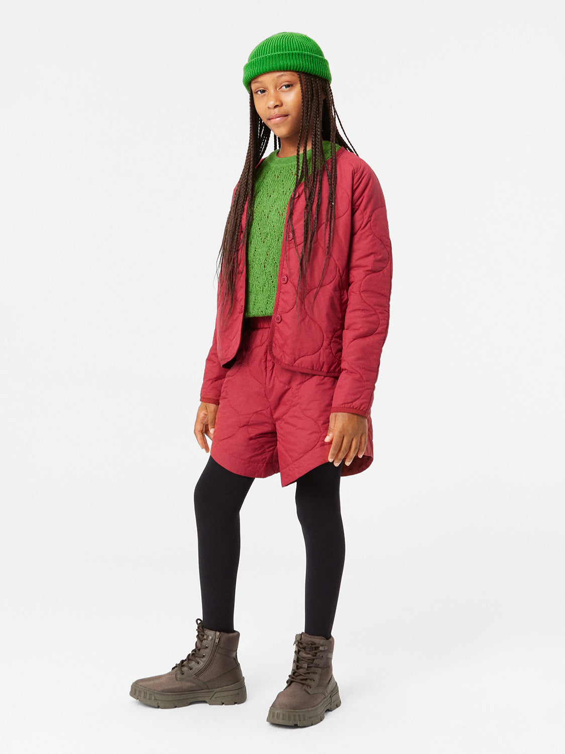 Molo Kids slipover Greta Green in Green 7006633759-2.jpg | NICKIS.com