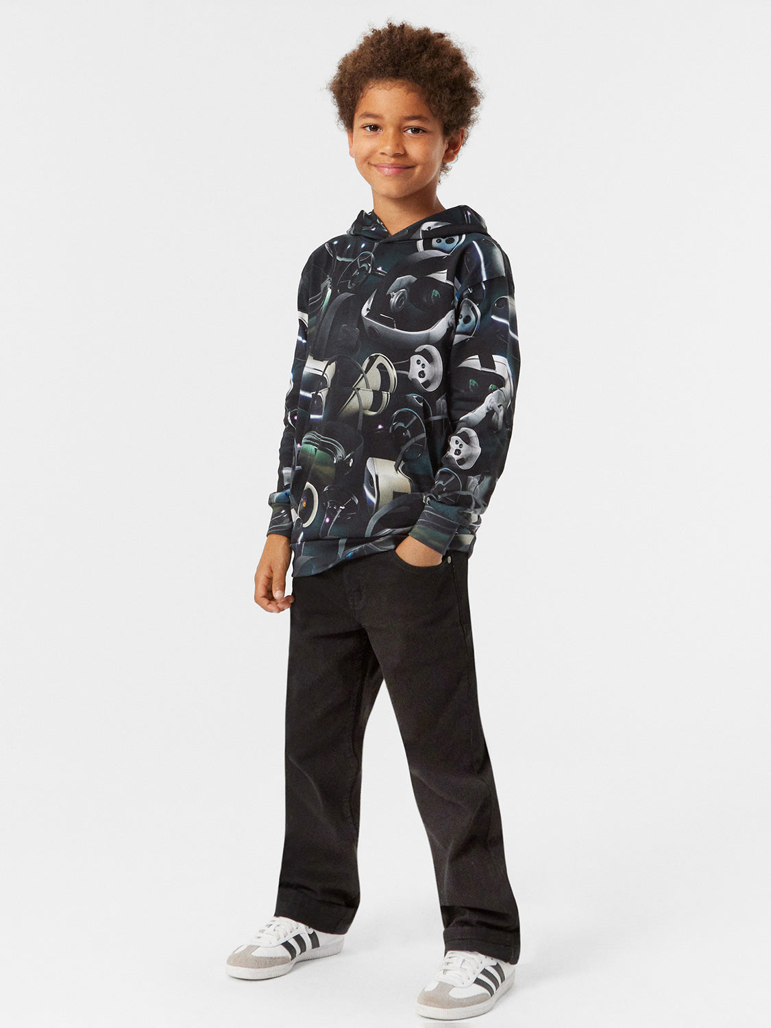 Molo Kids hoodie Romo Black in Black 7006639325-2.jpg | NICKIS.com