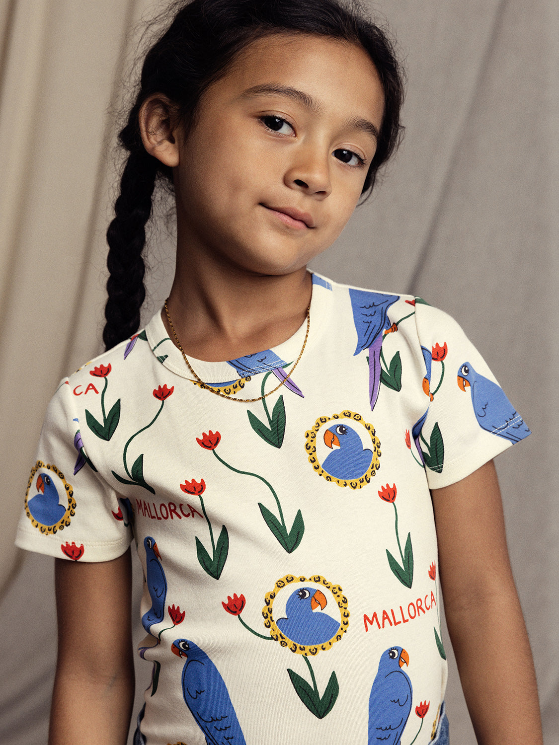 Mini Rodini Kids t-shirt Parrots  in  7006735652-2.jpg | NICKIS.com