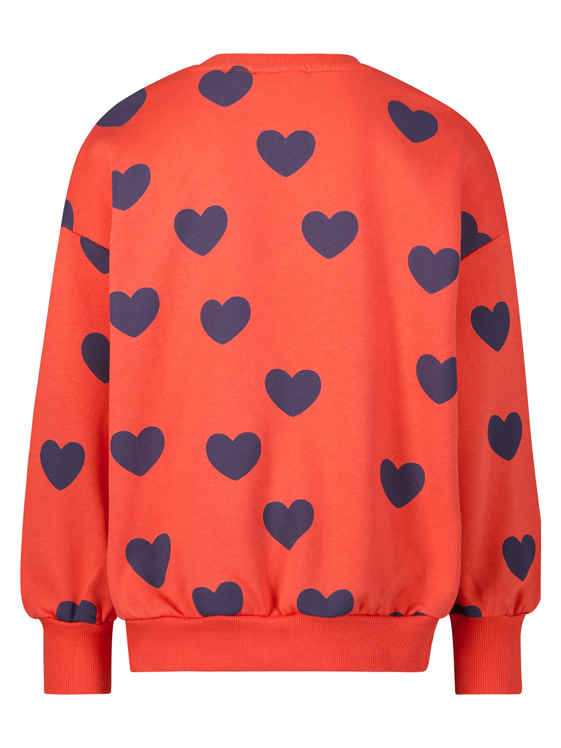 Mini Rodini Kids Sweatshirt Hearts Red in Red 7006830045-4.jpg | NICKIS.com