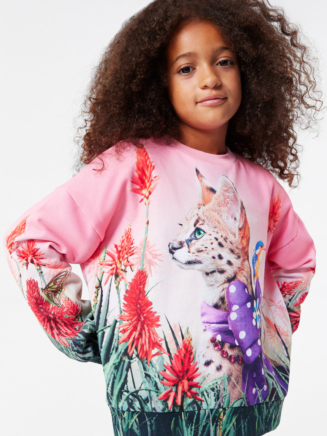 Molo Kids Sweatshirt Maxi Pink in Pink 7008165928-9.jpg | NICKIS.com