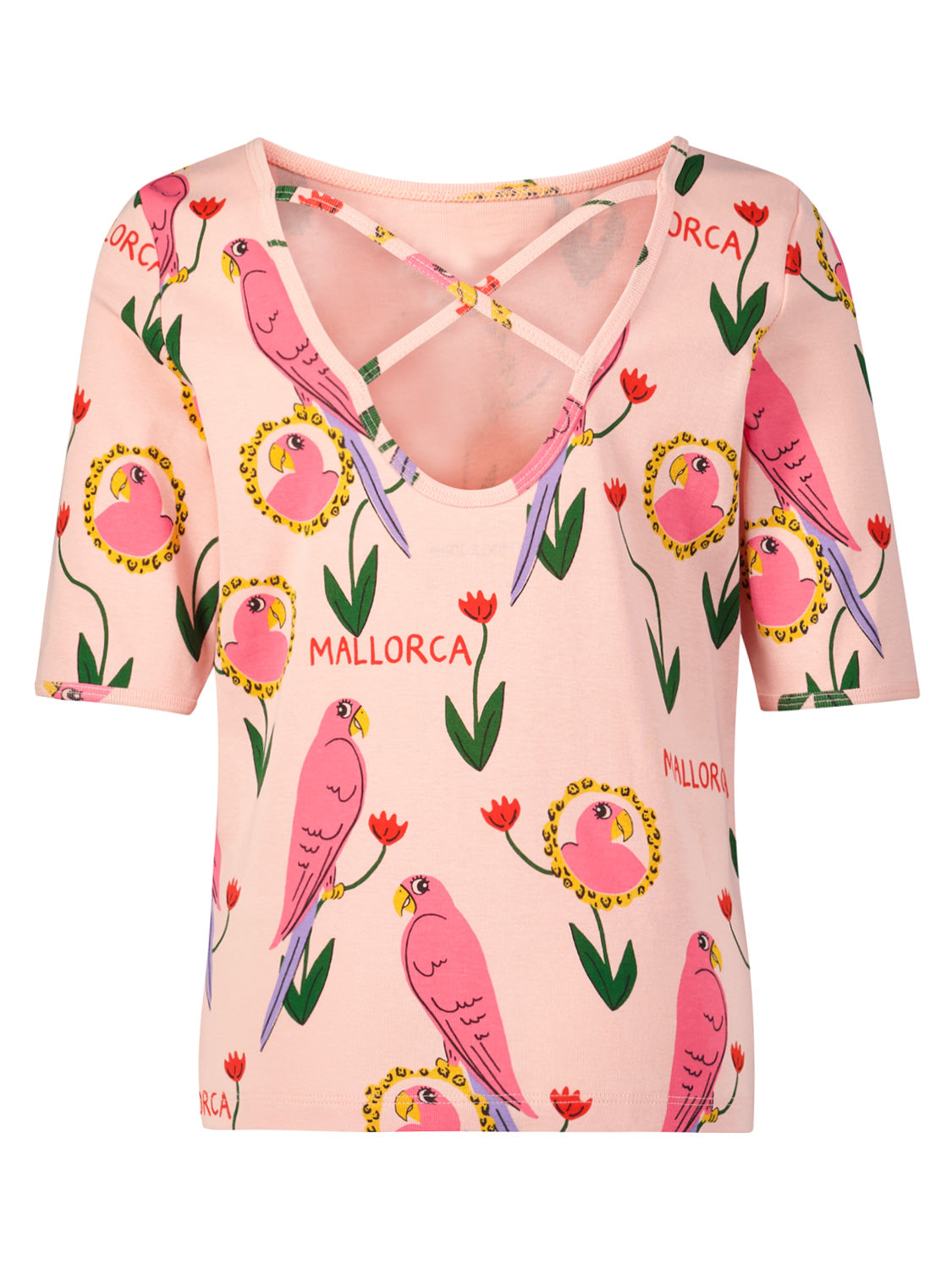 Mini Rodini Kids t-shirt Parrots  in  7008618235-4.jpg | NICKIS.com