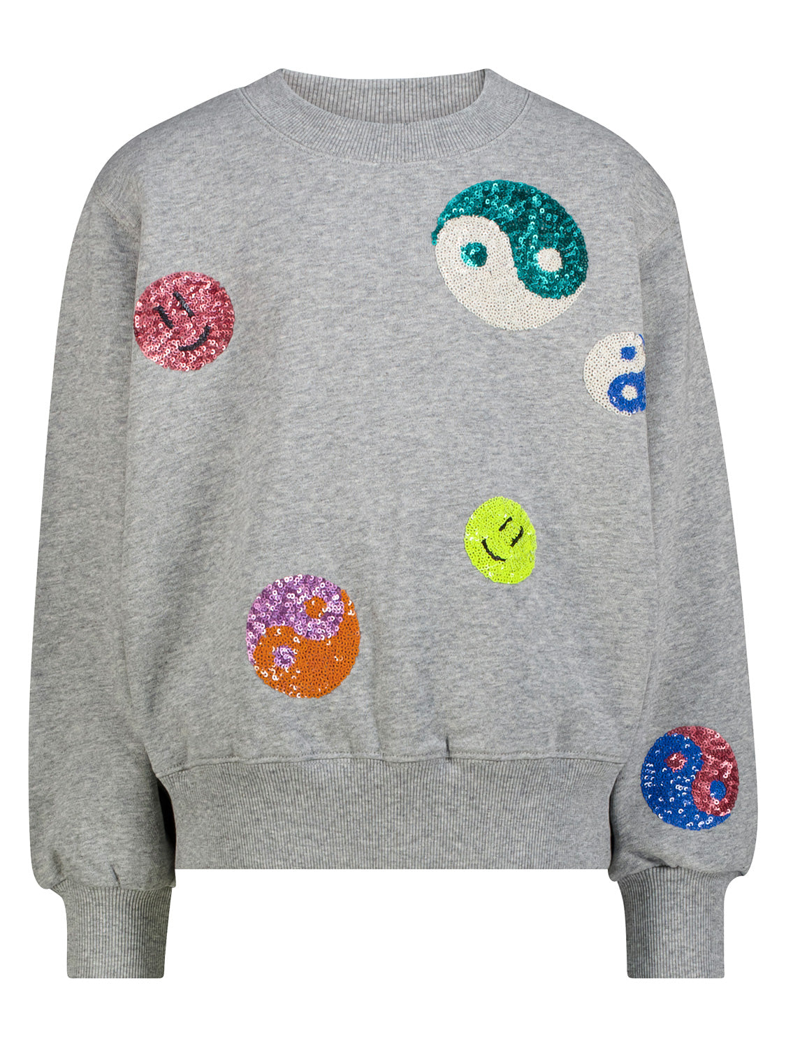 Molo Kids Sweatshirt Marge Grey in Grey 7008952037-1.jpg | NICKIS.com