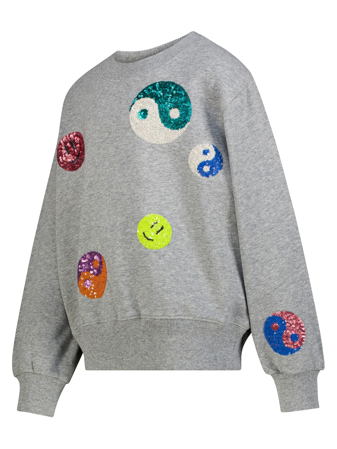 Molo Kids Sweatshirt Marge Grey in Grey 7008952037-4.jpg | NICKIS.com