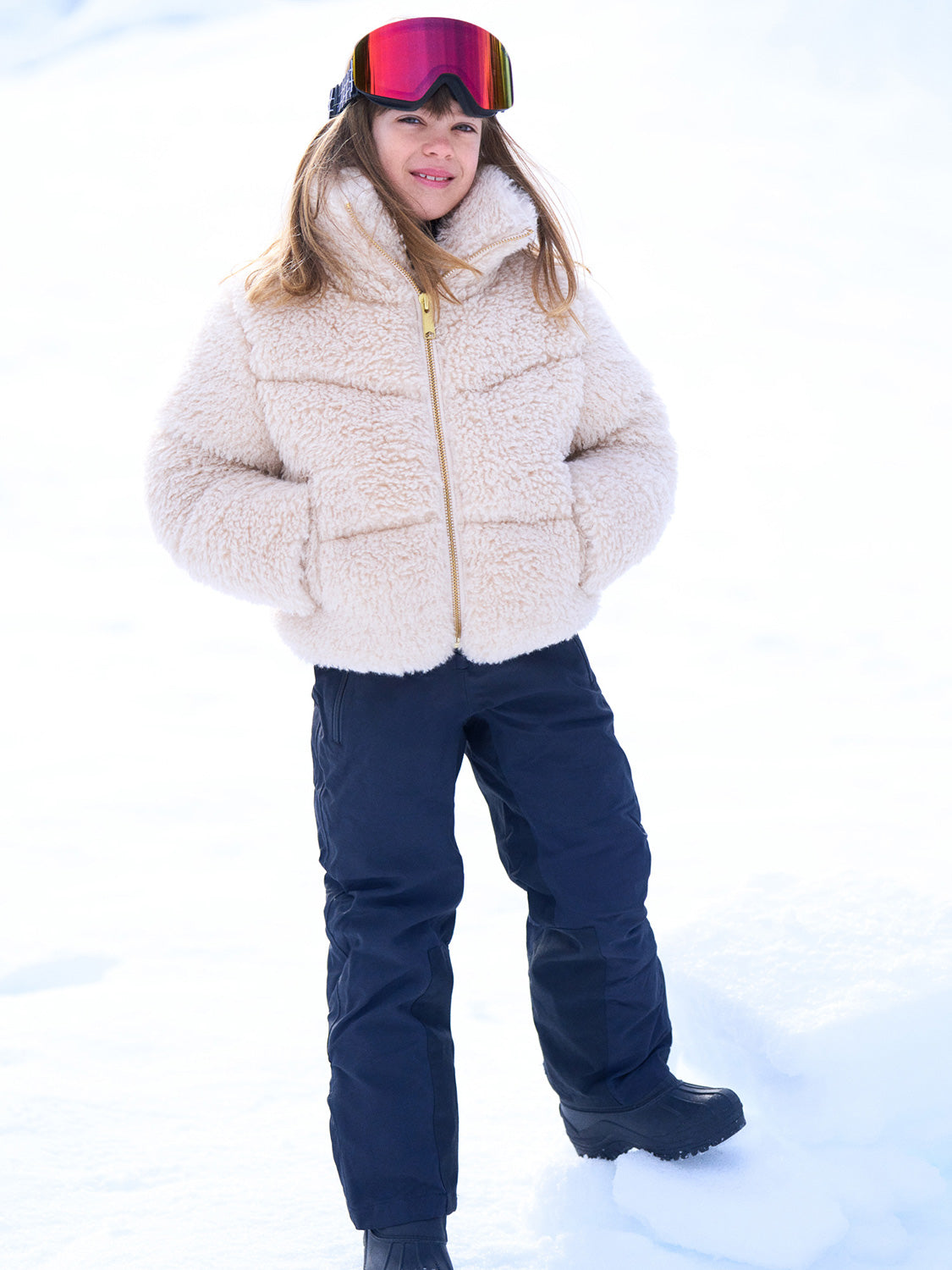 Molo Kids winter jacket Havi Beige in Beige 7009026873-2.jpg | NICKIS.com