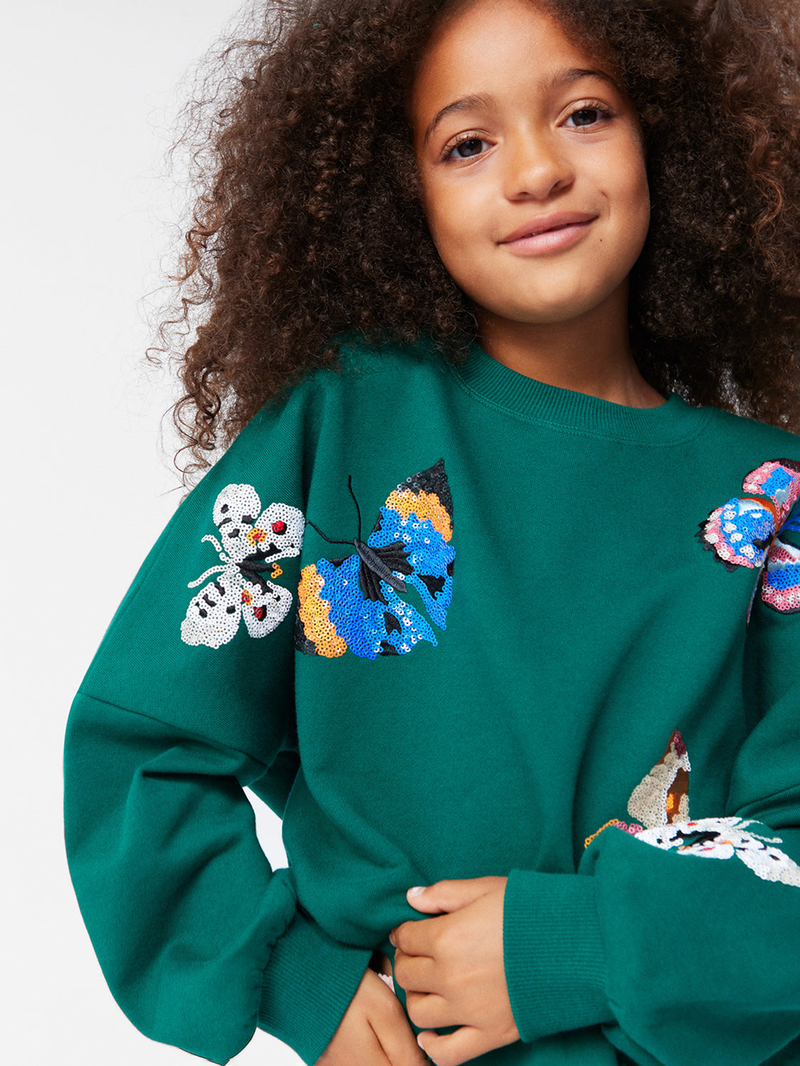 Molo Kids Sweatshirt Marika Green in Green 7009275957-9.jpg | NICKIS.com