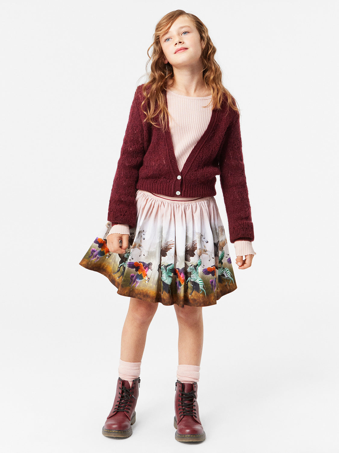 Molo Kids skirt Brenda Beige in Beige 7009980489-2.jpg | NICKIS.com