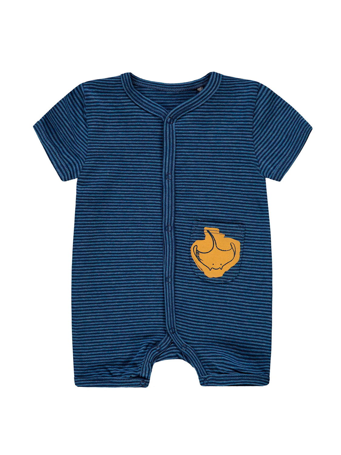 Strampler Marineblau