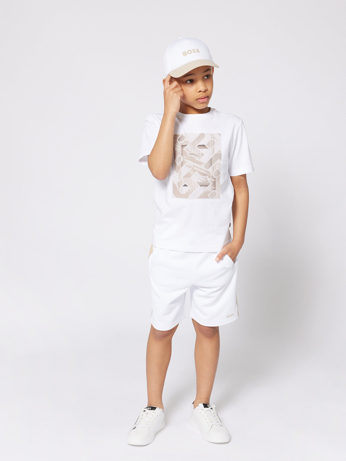 Boss Sweatshorts White boys