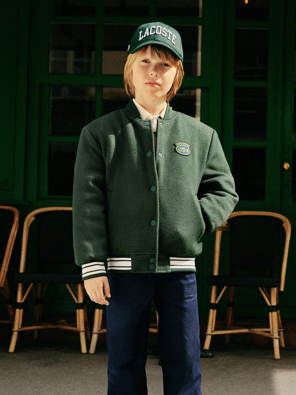 Lacoste jacket Green boys