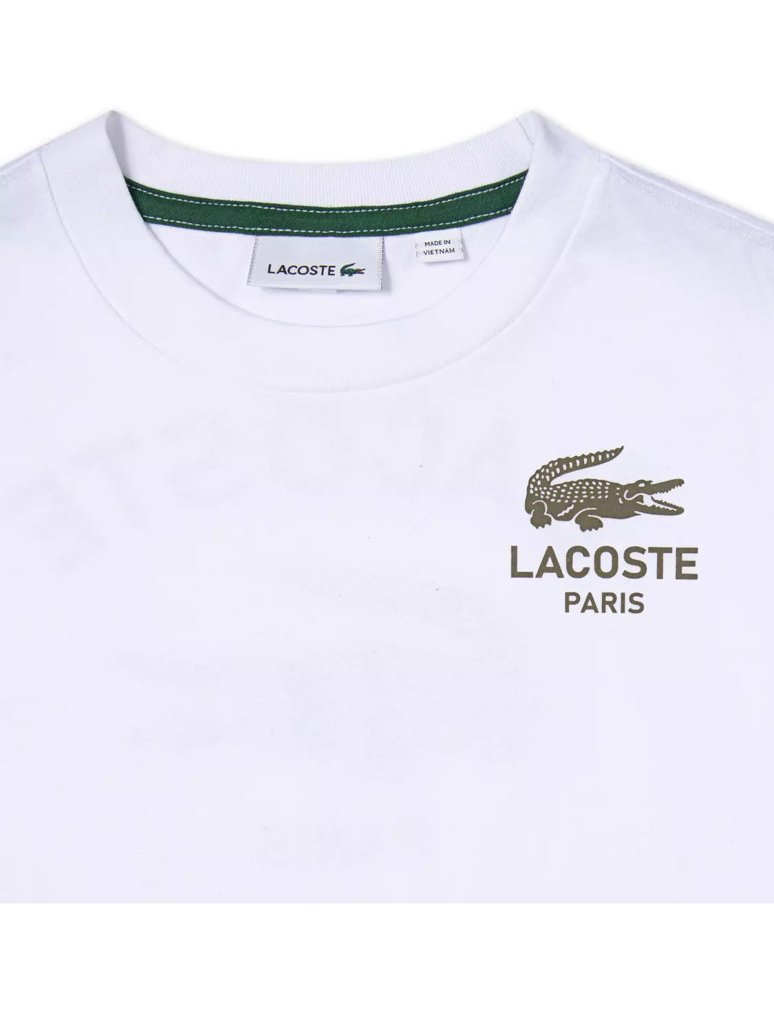 Lacoste グラフィックTシャツ ホワイト Lacoste t-shirt White girls