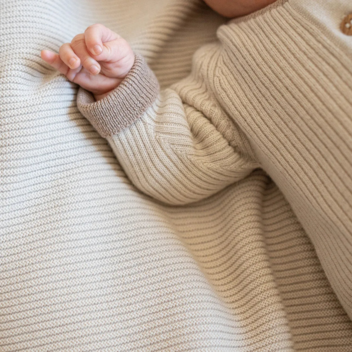 THE WOOLLY ONESIE TWO-TONE - sand