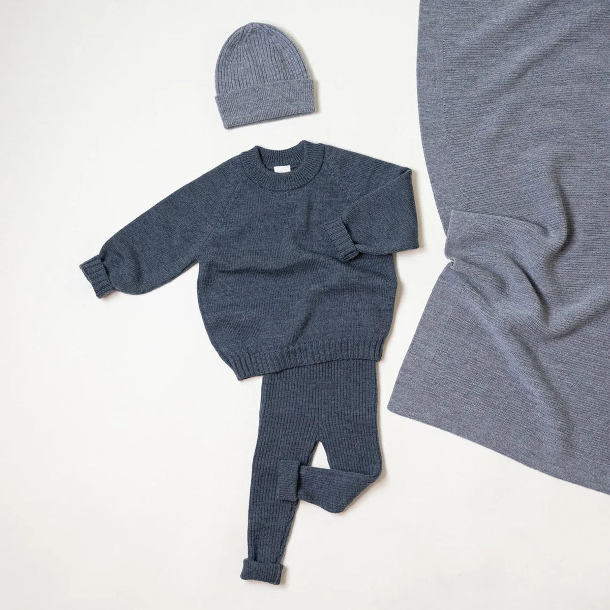 THE WOOLLY LEGGINGS - graphite grey
