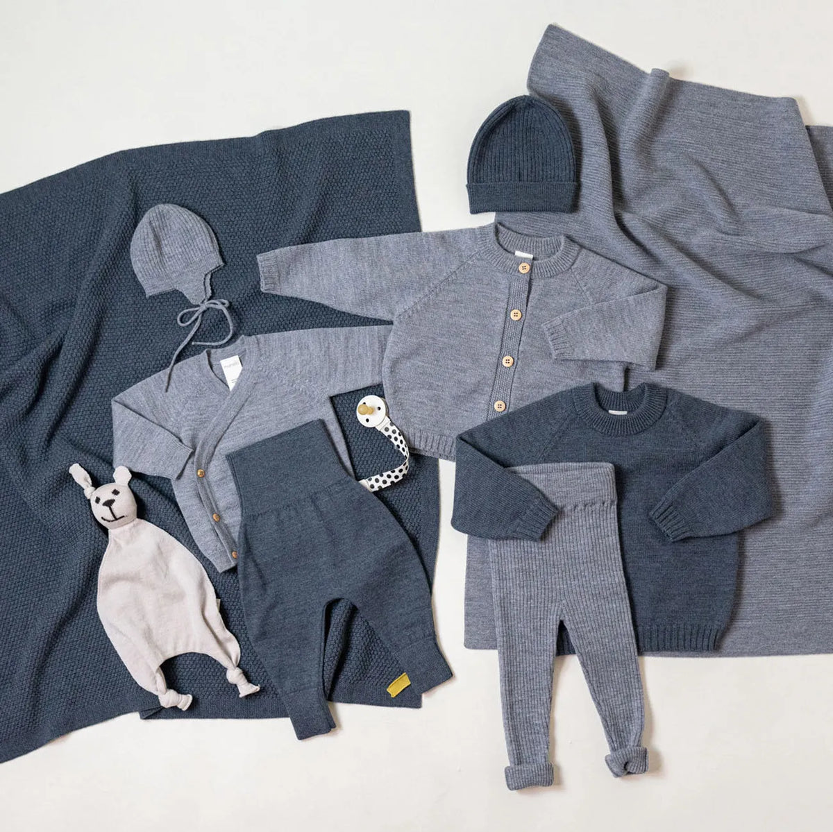 THE WOOLLY LEGGINGS - cloud grey
