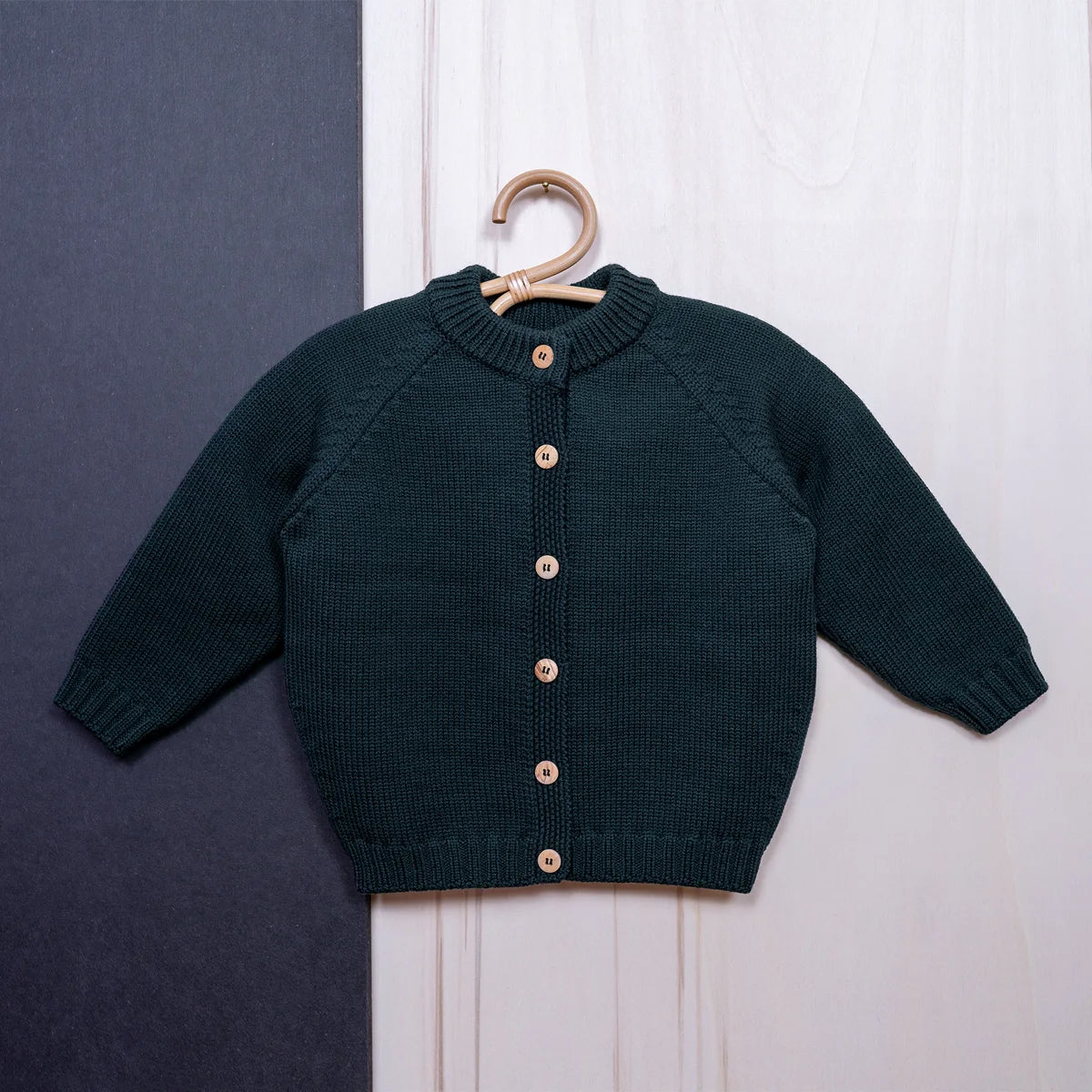 The Woolly Cardigan New Petrol