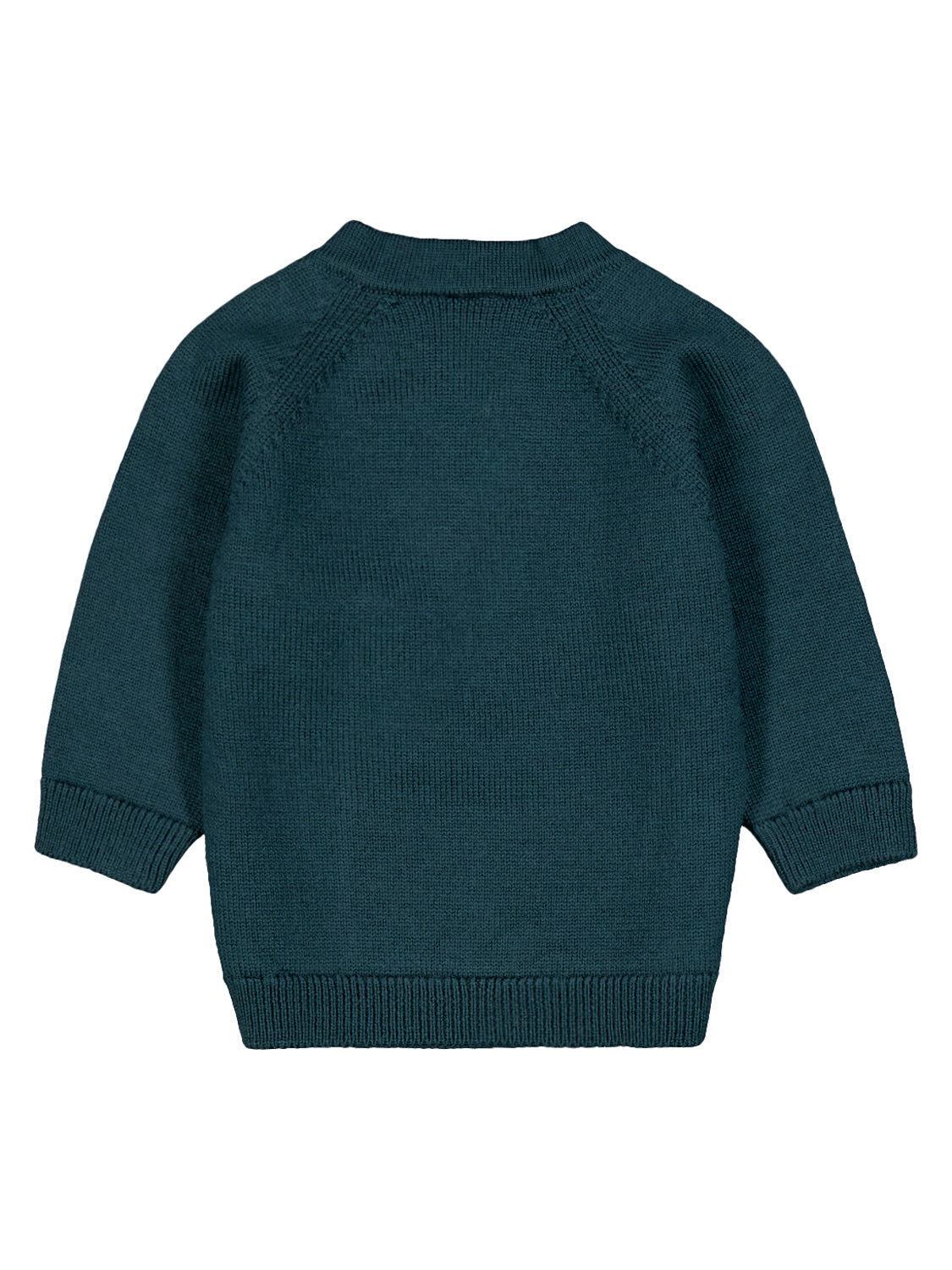 THE WOOLLY BABY JACKET - new petrol