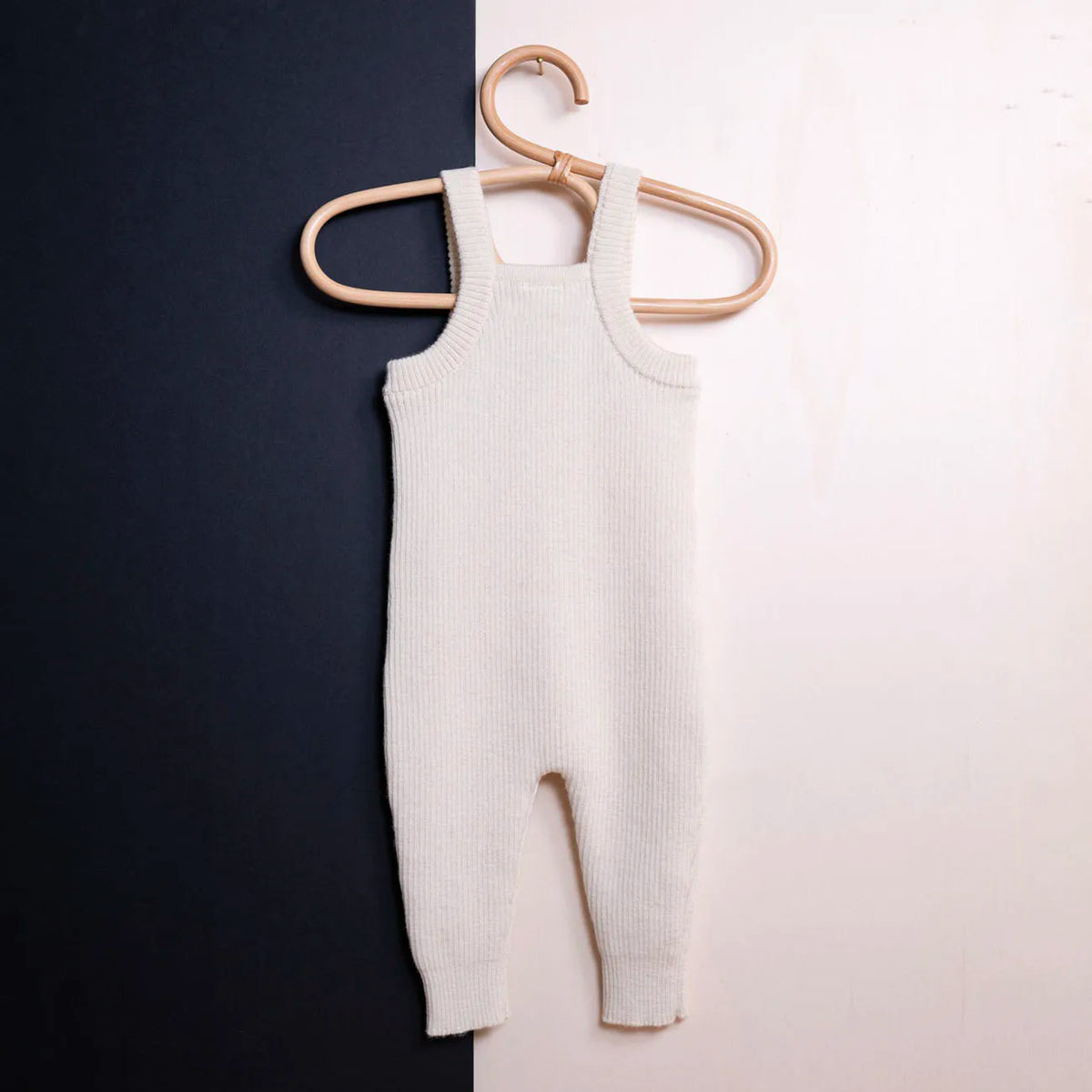 THE WOOLLY BABY JUMPSUIT - pure
