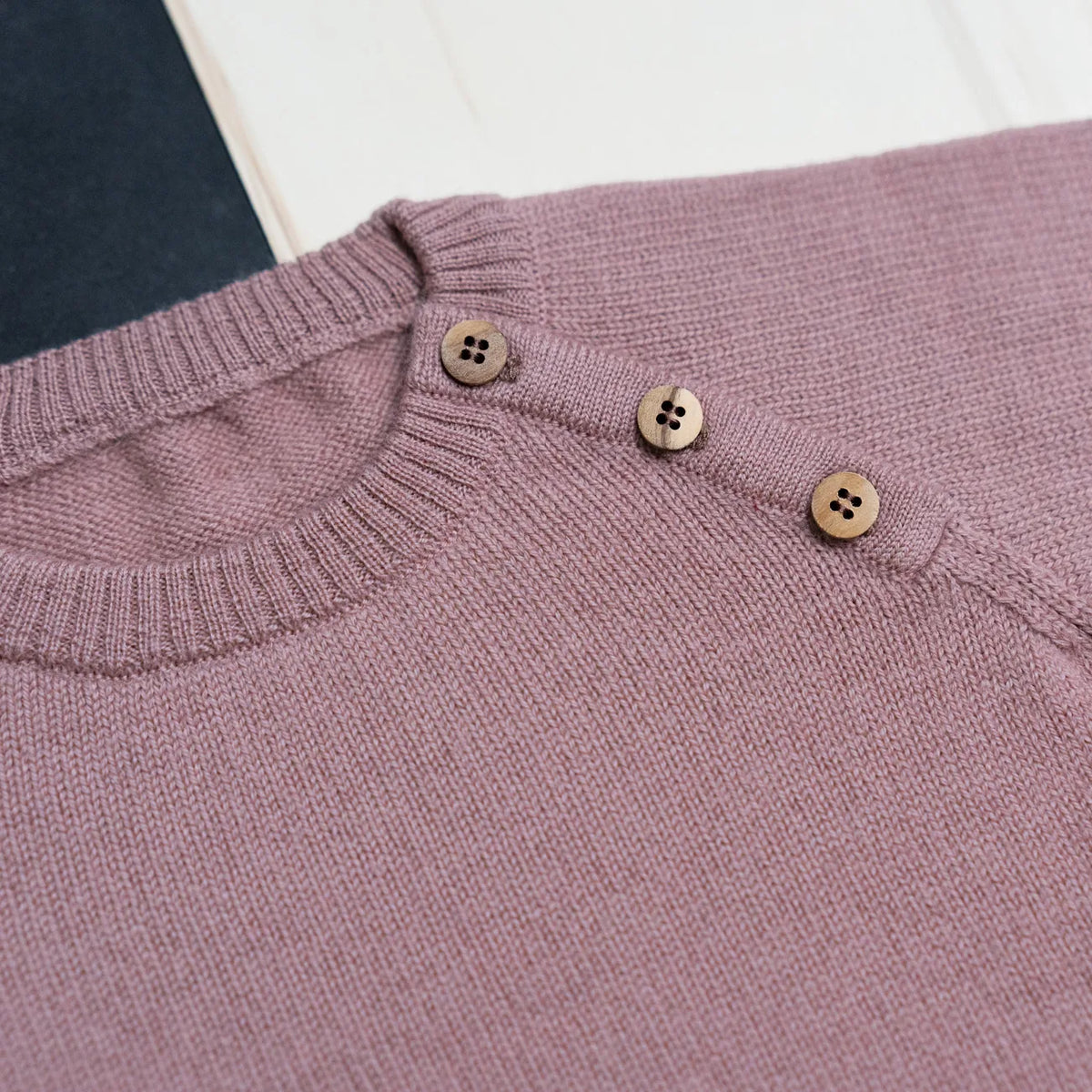 THE WOOLLY BABY SWEATER - rose