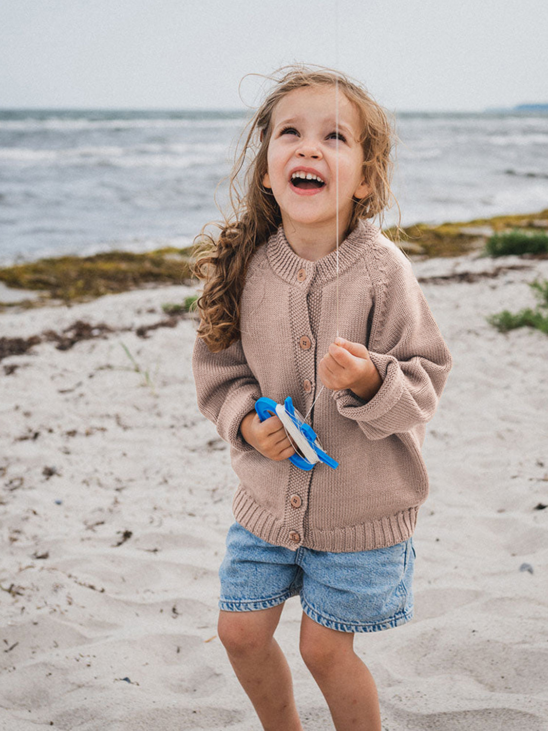 THE WOOLLY CARDIGAN - cappuccino