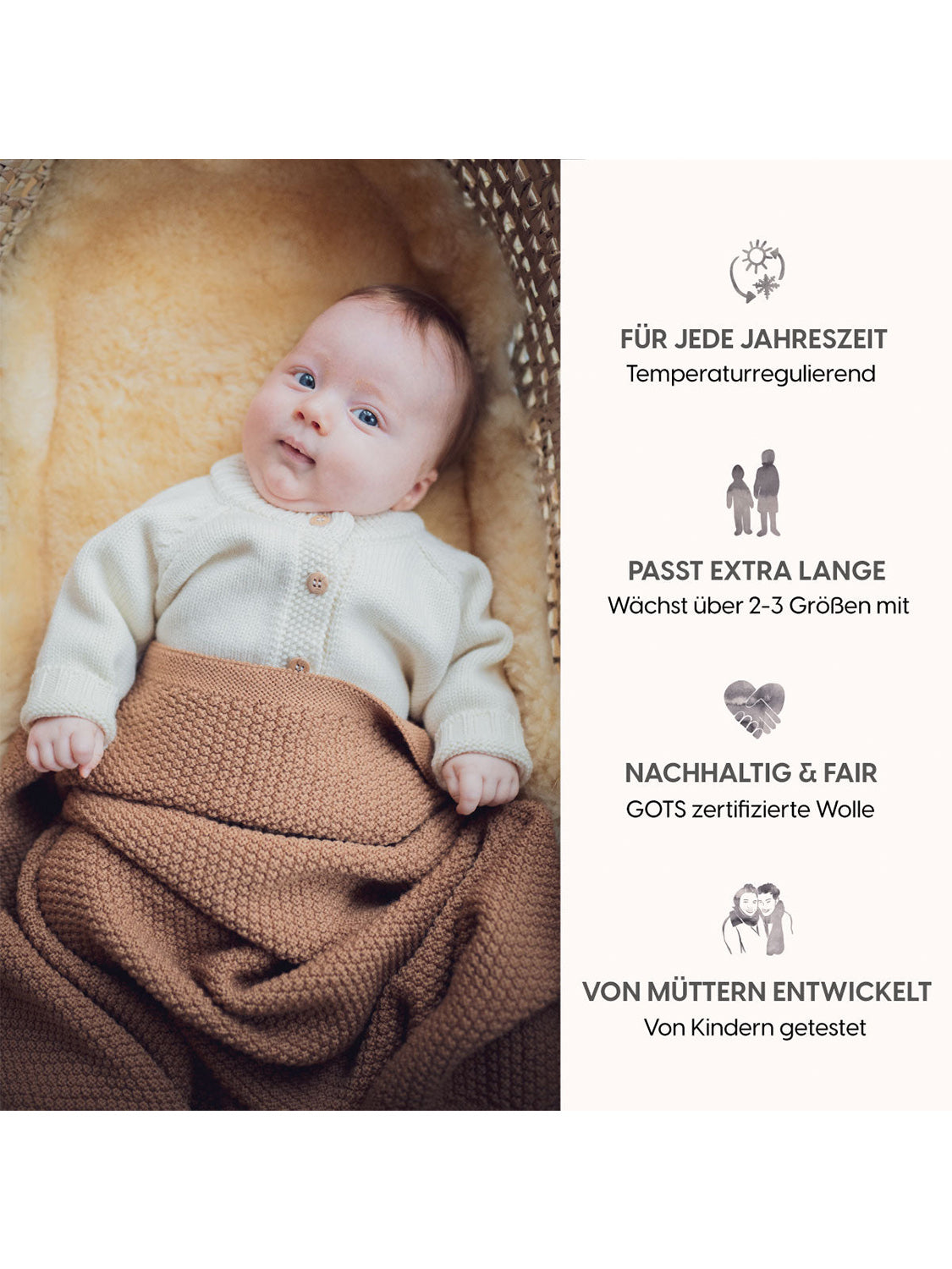 THE WOOLLY CARDIGAN - pure