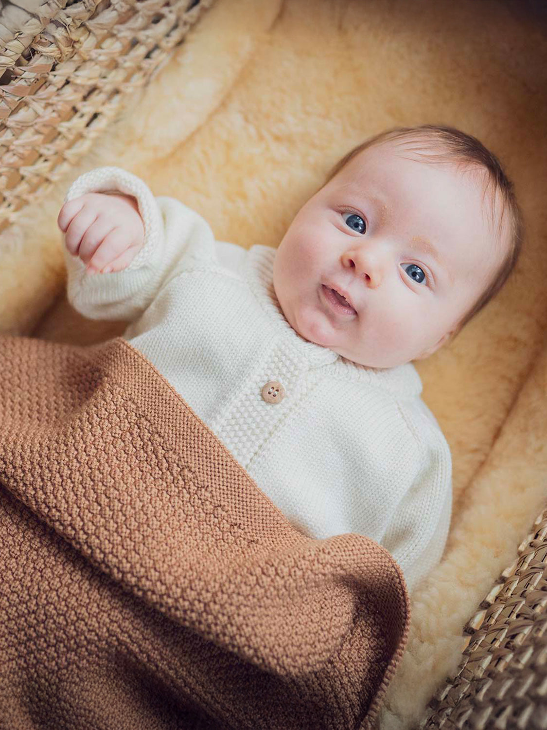 THE WOOLLY CARDIGAN - pure