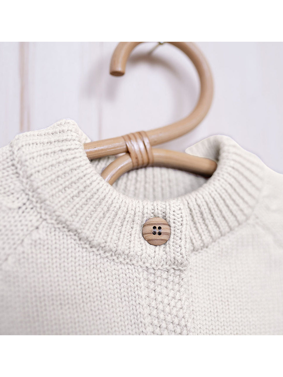 THE WOOLLY CARDIGAN - pure