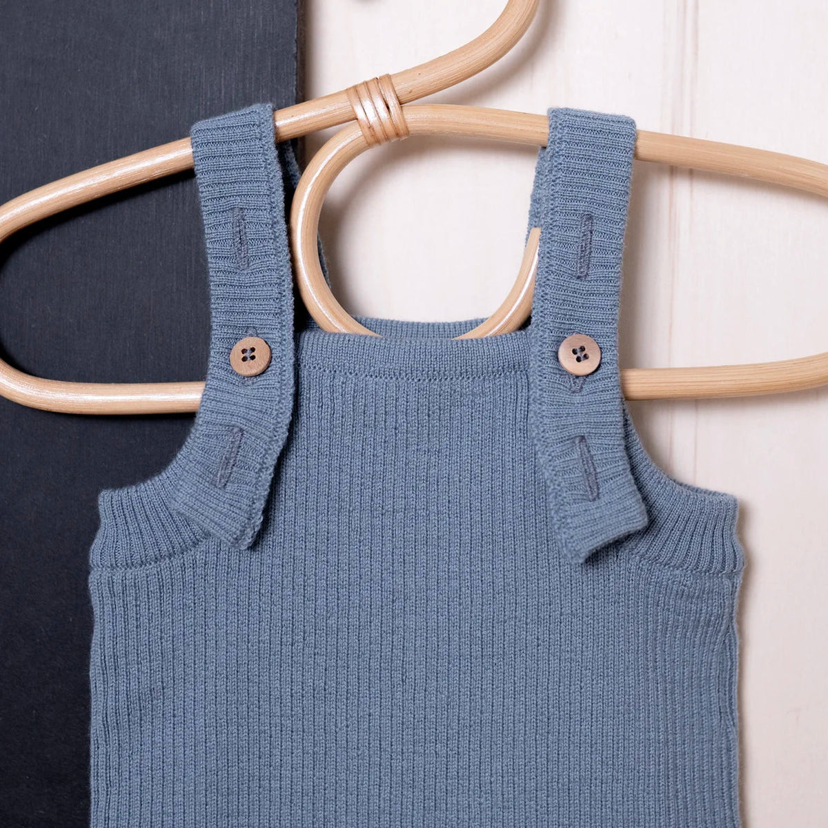THE WOOLLY BABY JUMPSUIT - blue