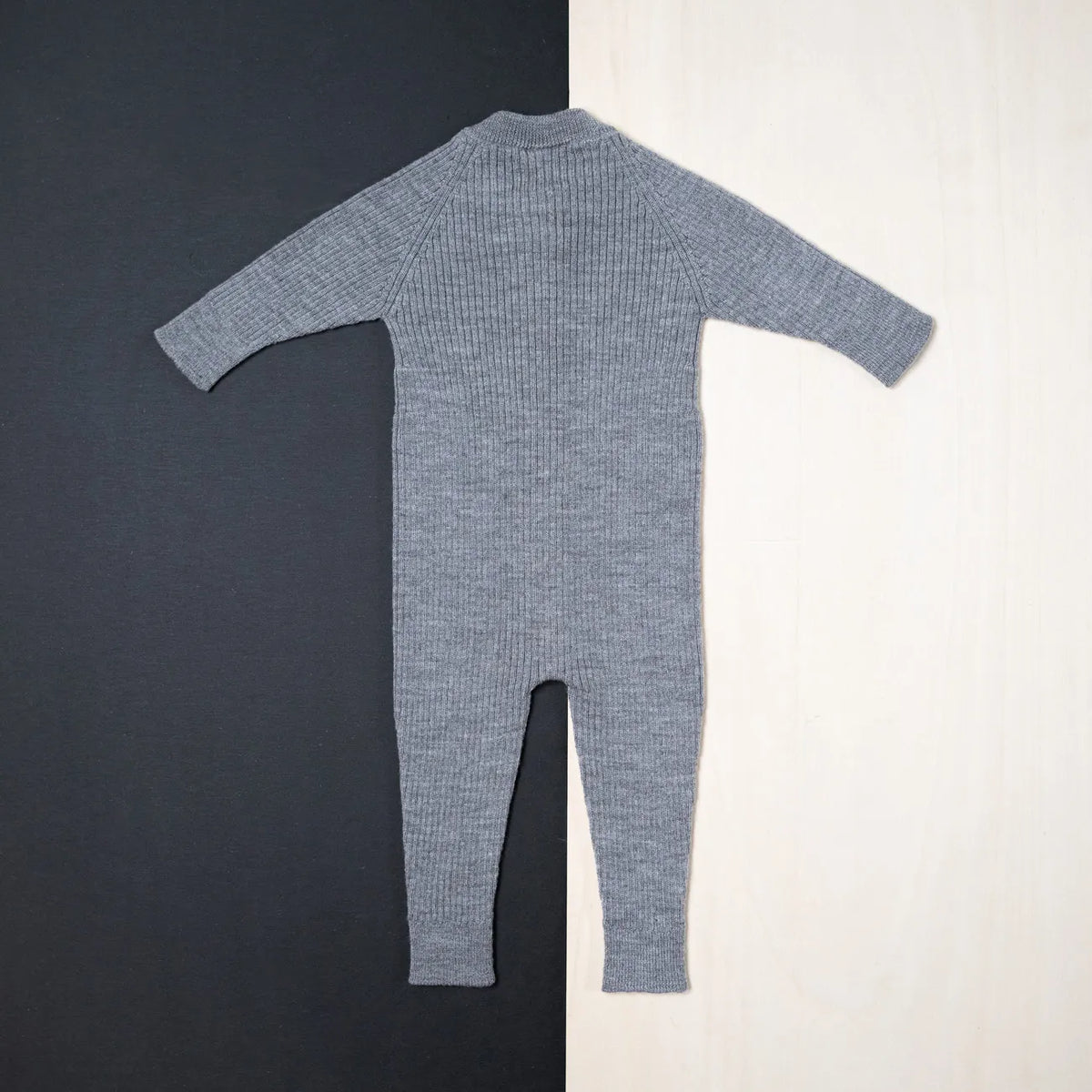 THE WOOLLY ONESIE - cloud grey