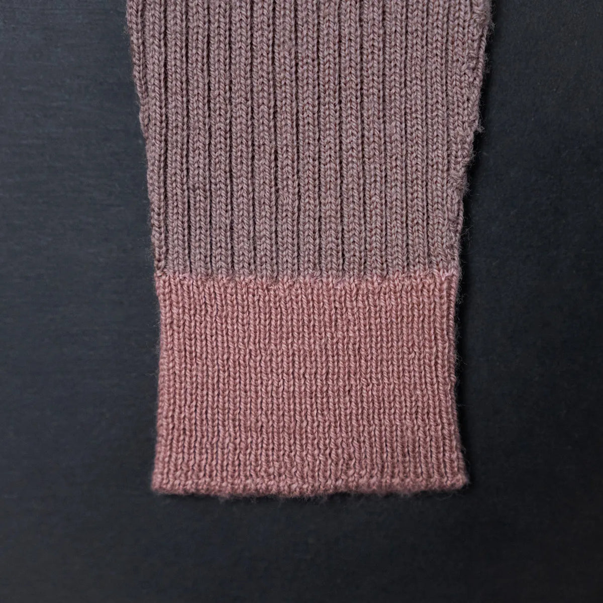 THE WOOLLY ONESIE TWO-TONE - mauve