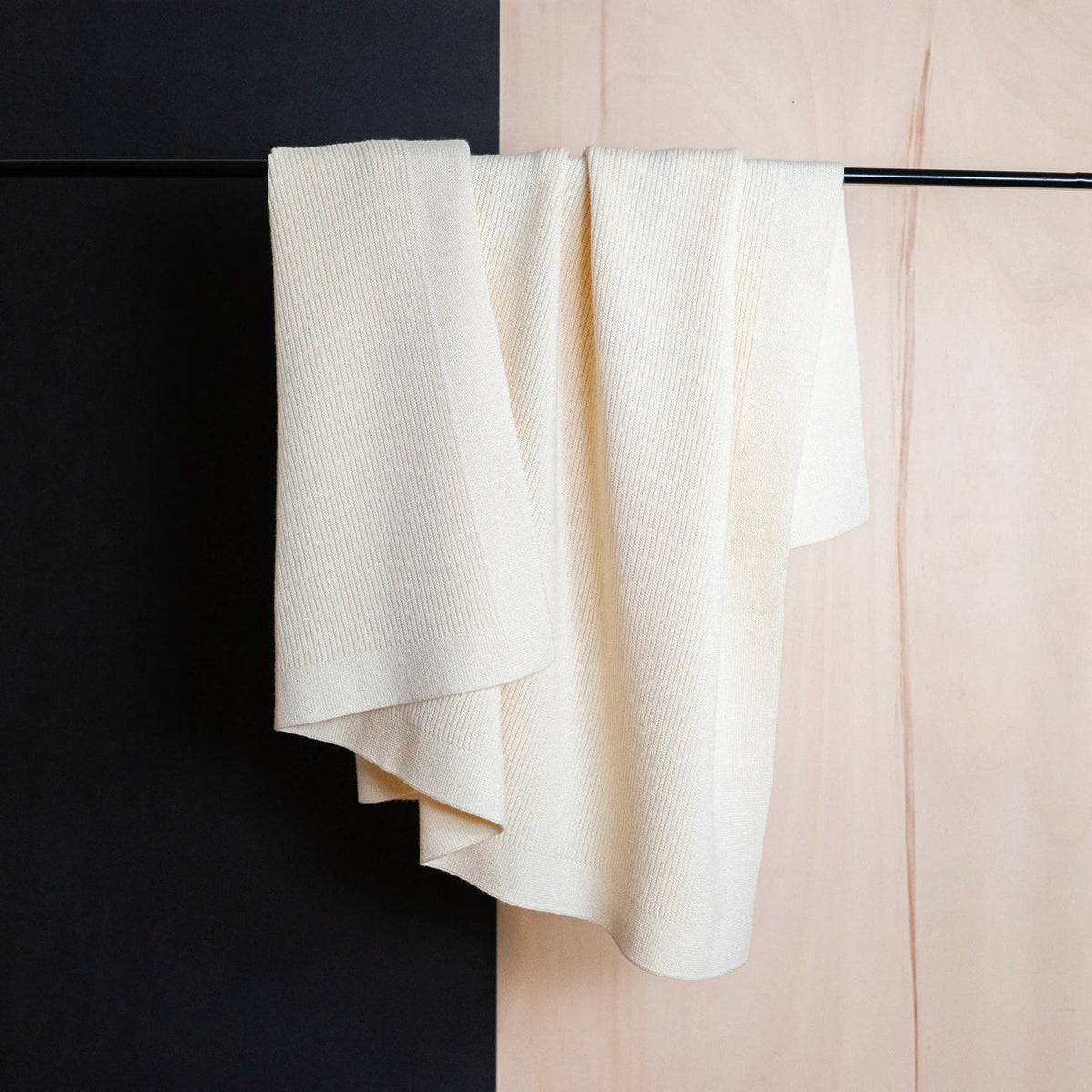THE WOOLLY RIB BLANKET - pure