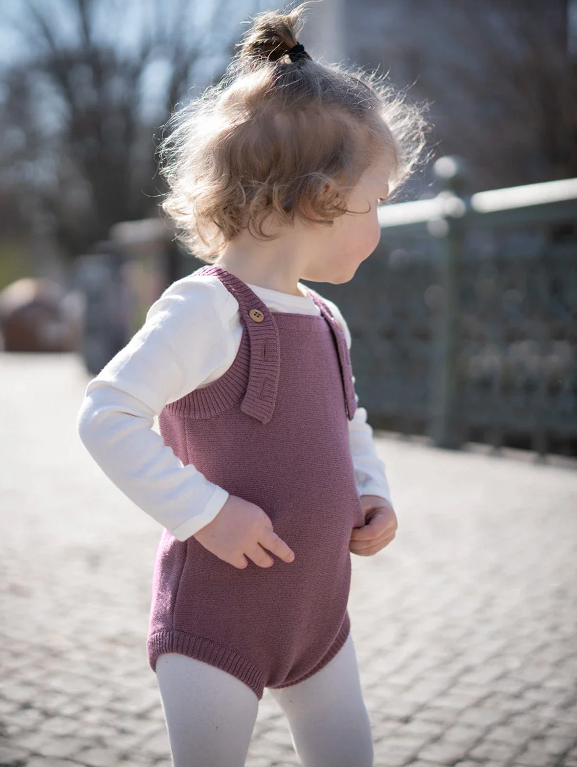 THE WOOLLY ROMPER - mauve