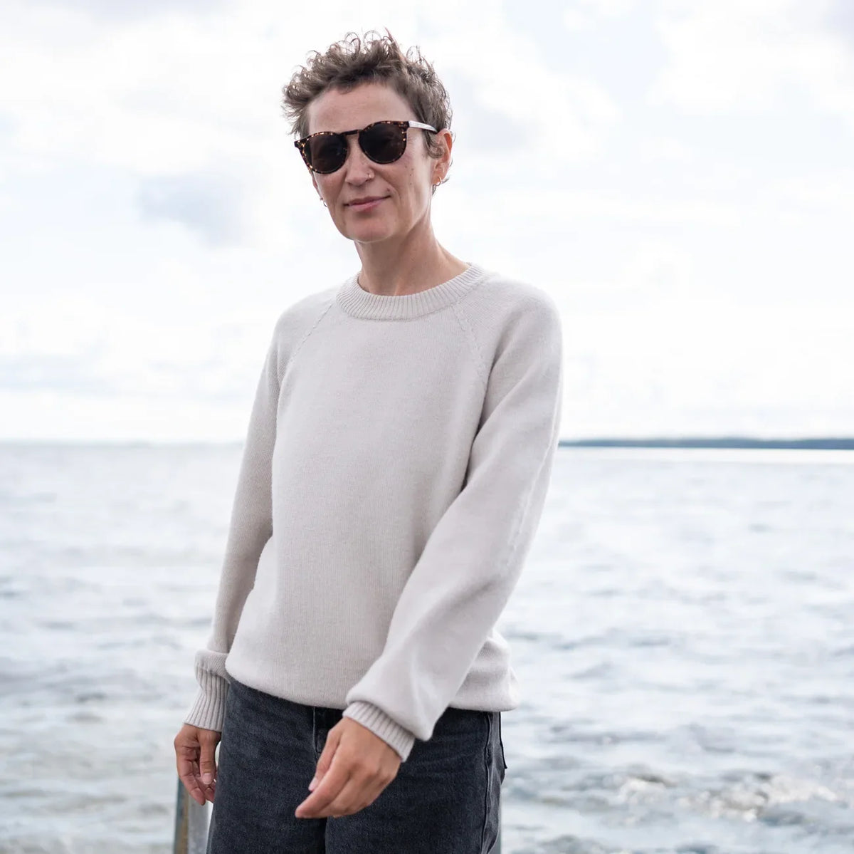 THE WOOLLY WO/MAN SWEATER - midnight blue