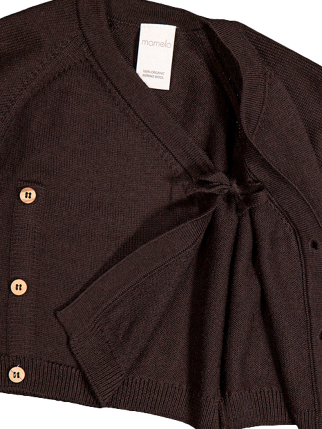 THE WOOLLY BABY JACKET - chocolate