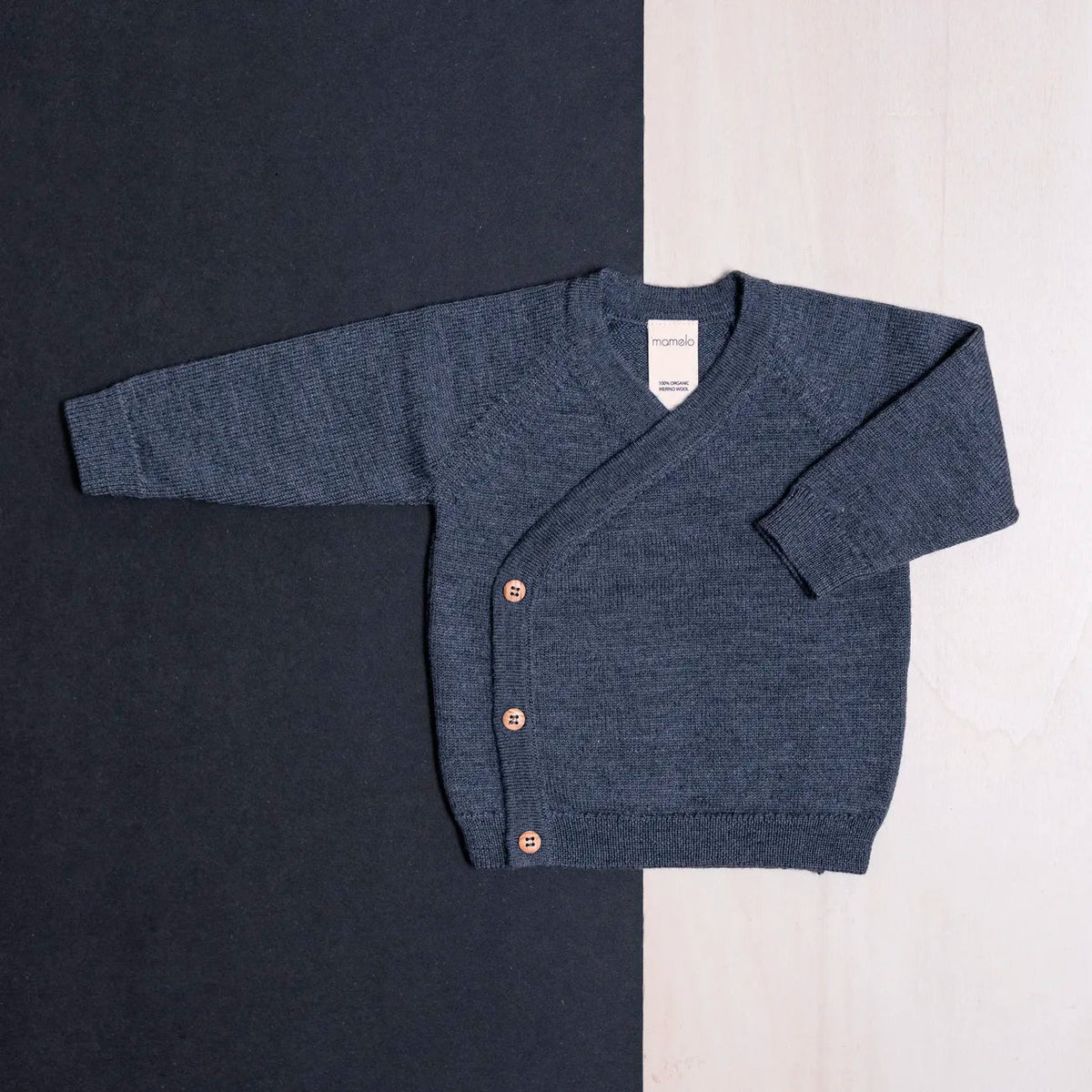THE WOOLLY BABY JACKET - graphite grey