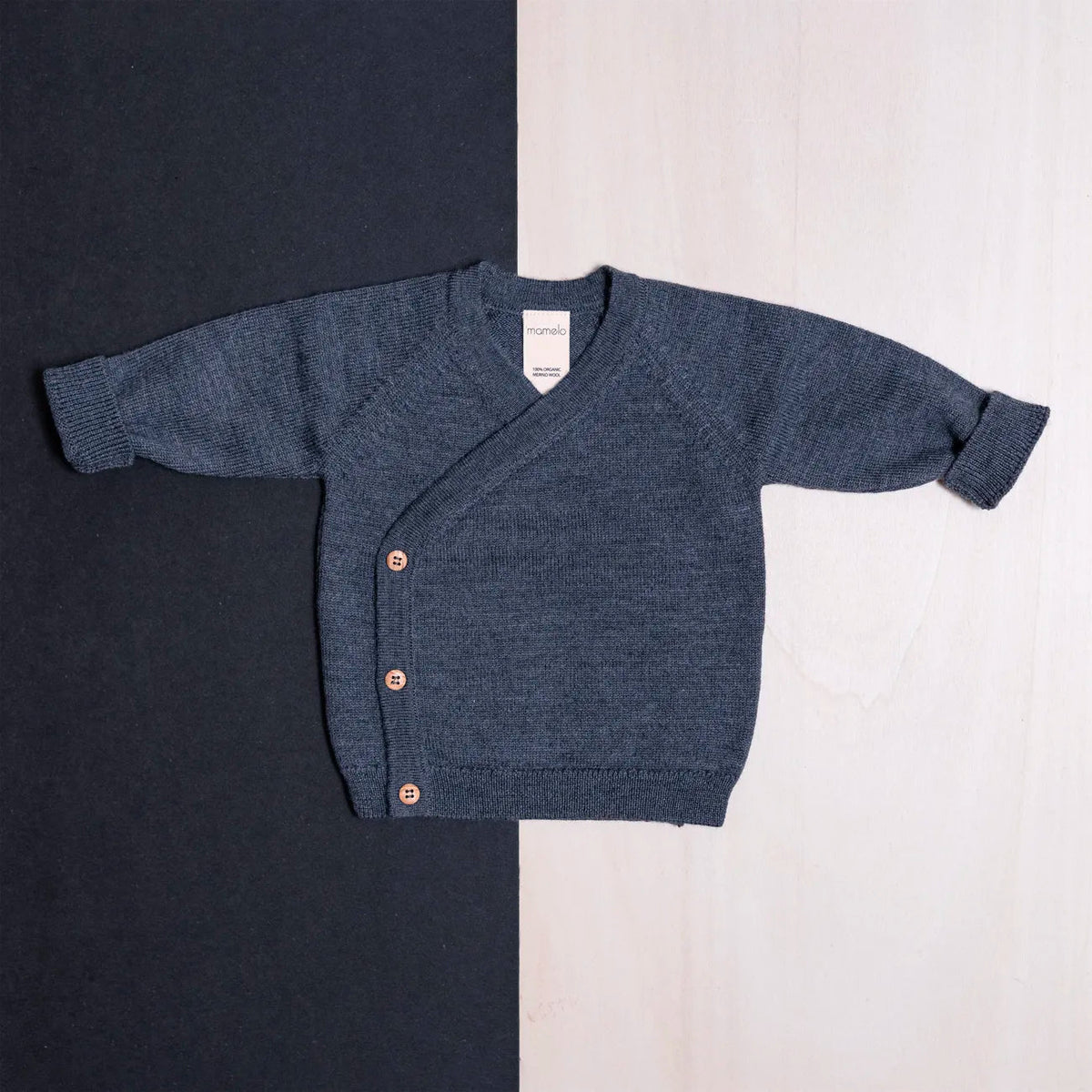 THE WOOLLY BABY JACKET - graphite grey