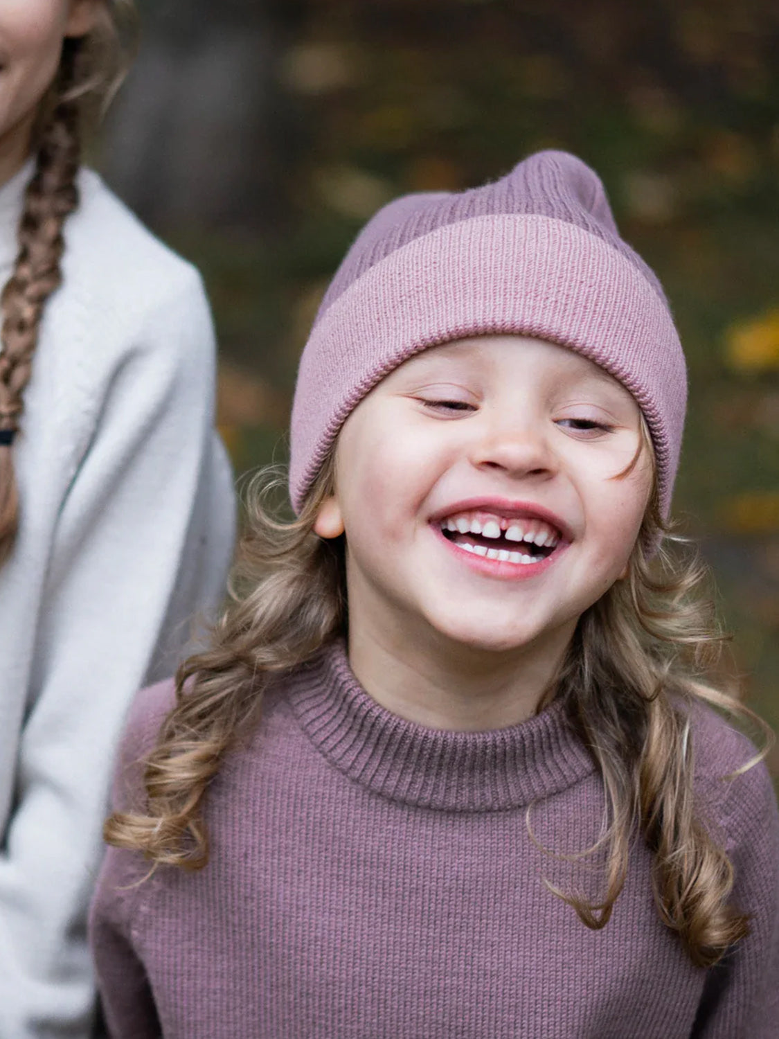 THE WOOLLY BEANIE MULTI - mauve